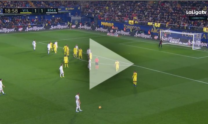 Varane strzela na 2-1 z Villarreal! [VIDEO]